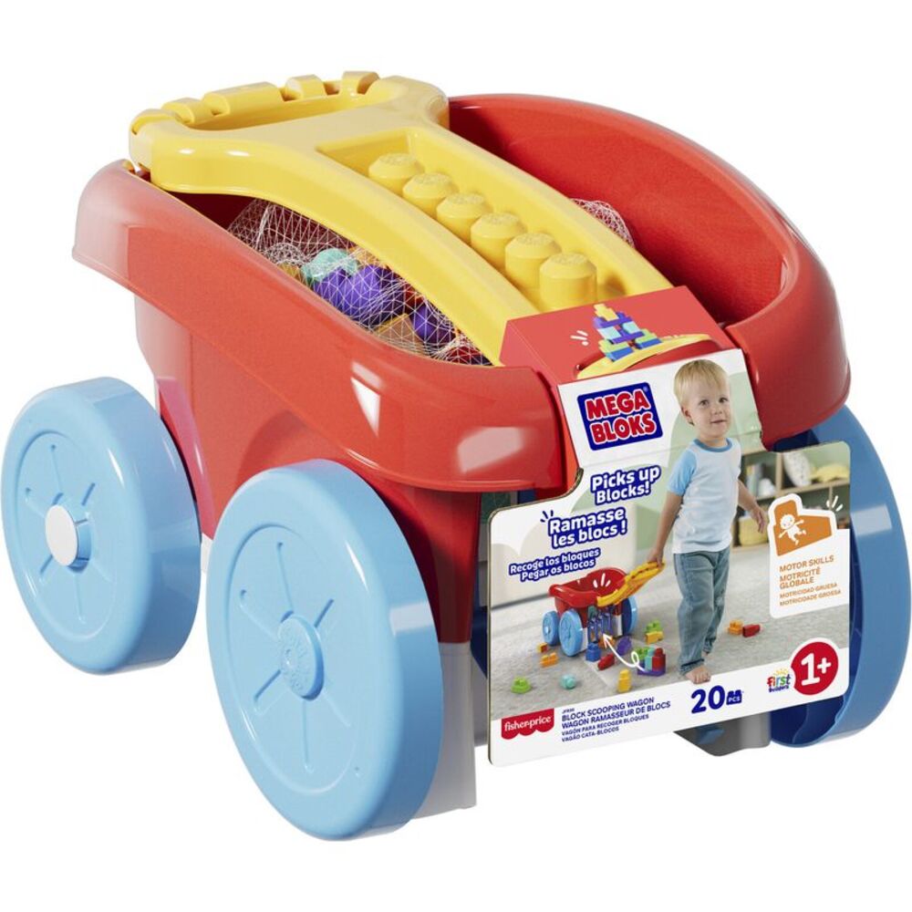 MEGA BLOKS Block Scooping Wagon  COLLECTIBLES